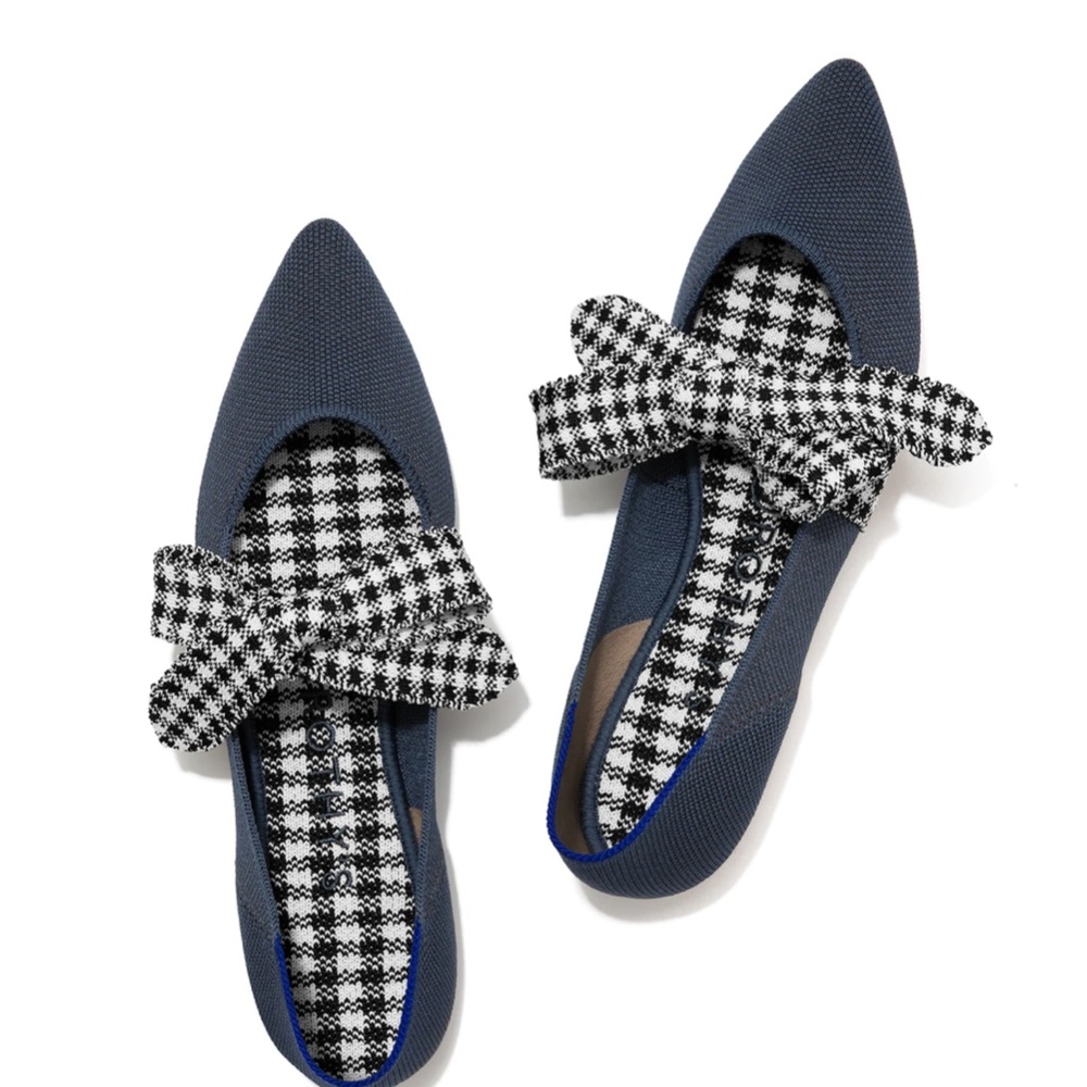 Rothy’s The Mary Jane in Ink Gingham. - Picture 10 of 11